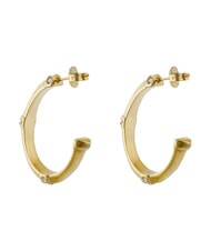 GUESS BAMBOO boucles d'oreilles en or jaune or jaune - Boucles d'oreilles - 3