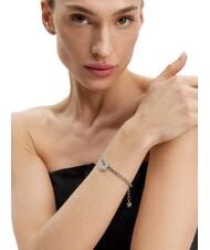 GUESS CRAZY IN LOVE Bracelet en argent, breloque en forme de c&oelig;ur ARGENT - Bracelets - 5