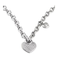 GUESS CRAZY IN LOVE Collier, breloque en forme de c&oelig;ur ARGENT - Colliers - 4