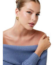 GUESS BERBERA Boucles d'oreilles en or jaune, mod&egrave;le c&oelig;ur or jaune - Boucles d'oreilles - 2