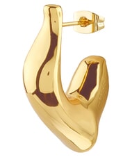 GUESS BERBERA Boucles d'oreilles, mod&egrave;le arrondi ultra-l&eacute;ger or jaune - Boucles d'oreilles - 3