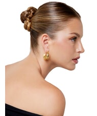 GUESS BERBERA Boucles d'oreilles, mod&egrave;le arrondi ultra-l&eacute;ger or jaune - Boucles d'oreilles - 2