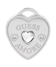 GUESS AMORE Boucles d'oreilles en argent, breloque en forme de c&oelig;ur ARGENT - Boucles d'oreilles - 4
