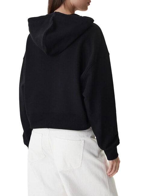 DROP BAKER CROP Sweatshirt &agrave; capuche jetbla - Sweat-shirts pour femmes