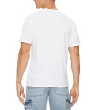 GUESS JEANS LOGO EMBRO T-shirt en coton - T-shirt