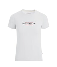 GUESS JEANS SS CN SLIM T-shirt &agrave; manches courtes blanc pur - T-shirt - 4