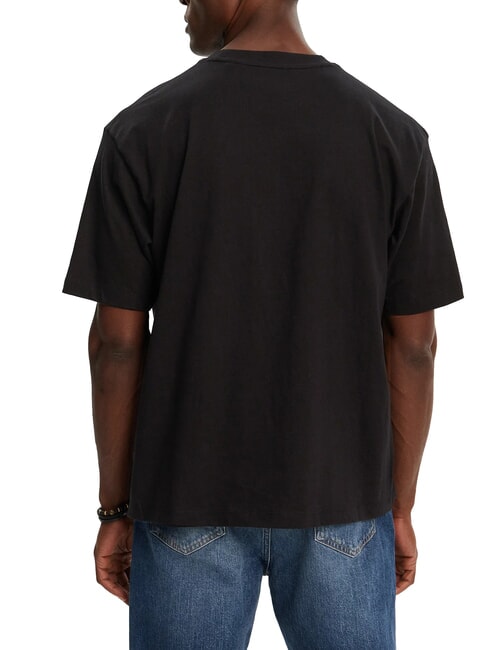MINI TRIANGLE T-shirt en coton jetbla - T-shirt