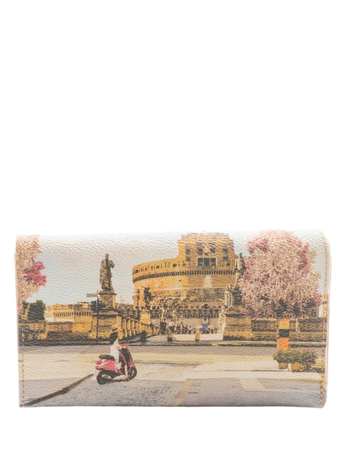 YESBAG Portefeuille moyen &agrave; rabat VACANCES ROMAINES - Portefeuilles Femme