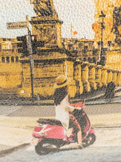 YESBAG Grande trousse de beaut&eacute; &eacute;vas&eacute;e VACANCES ROMAINES - Trousses