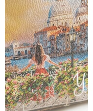 YNOT YESBAG Petite pochette avec bandouli&egrave;re canal fleuri - Sacs pour Femme - 3