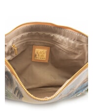 YNOT YESBAG Pochette avec bandouli&egrave;re en m&eacute;tal canal fleuri - Sacs pour Femme - 5