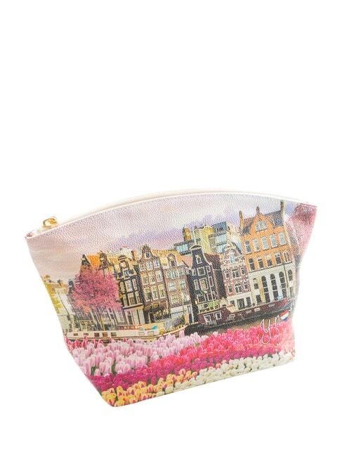 YESBAG Grande trousse de beaut&eacute; &eacute;vas&eacute;e tulipes - Trousses