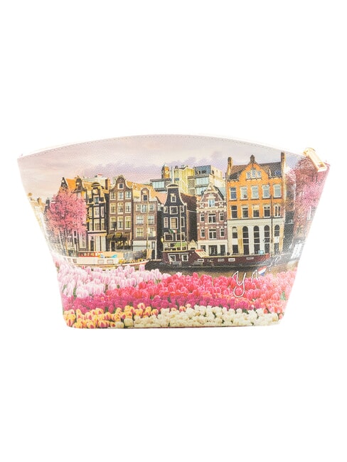 YESBAG Grande trousse de beaut&eacute; &eacute;vas&eacute;e tulipes - Trousses