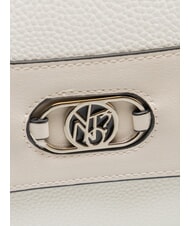 YNOT CINDY Sac bandouli&egrave;re &agrave; rabat blanc - Sacs pour Femme - 3