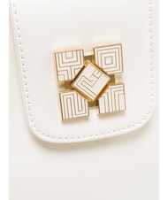 YNOT LUCY Sac bandouli&egrave;re moyen blanc - Sacs pour Femme - 3