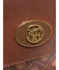 YNOT EMILY Sac &agrave; main / Sac &agrave; bandouli&egrave;re logo chocolat - Sacs pour Femme - 3