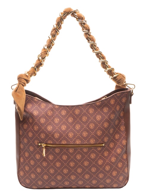 EMILY Sac &agrave; bandouli&egrave;re logo chocolat - Sacs pour Femme