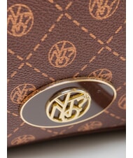 YNOT EMILY Sac &agrave; bandouli&egrave;re logo chocolat - Sacs pour Femme - 4