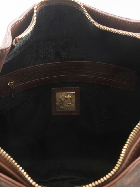 EMILY Sac &agrave; bandouli&egrave;re logo chocolat - Sacs pour Femme