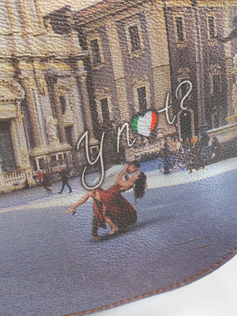 YESBAG Sac &agrave; bandouli&egrave;re avec rabat Cath&eacute;drale de Catane - Sacs pour Femme