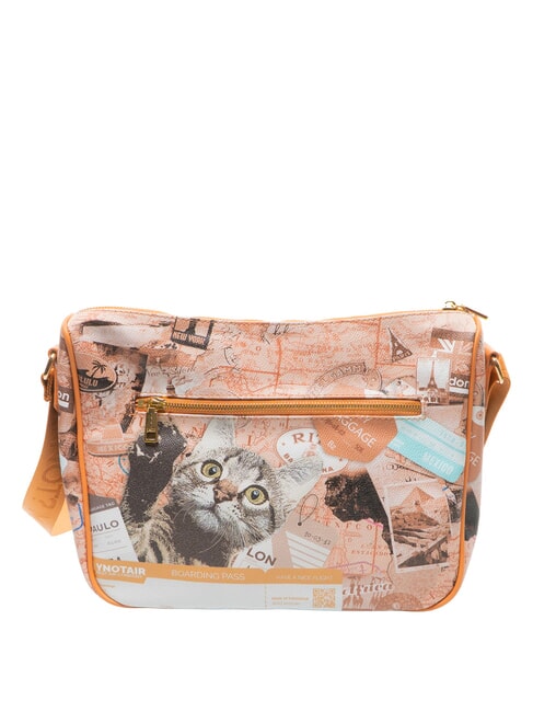 BEST FRIENDS sac bandouli&egrave;re carte des chats - Sacs pour Femme