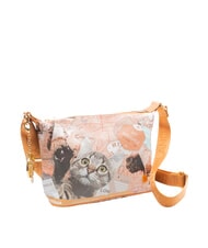 YNOT BEST FRIENDS sac bandouli&egrave;re carte des chats - Sacs pour Femme - 2
