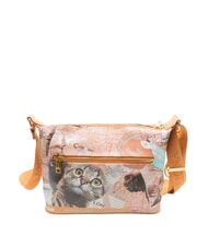 YNOT BEST FRIENDS sac bandouli&egrave;re carte des chats - Sacs pour Femme - 3