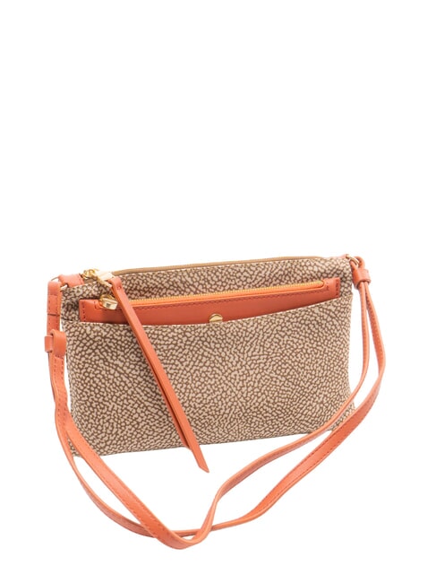 CLASSICA sac bandouli&egrave;re papaye beige/rouge - Sacs pour Femme