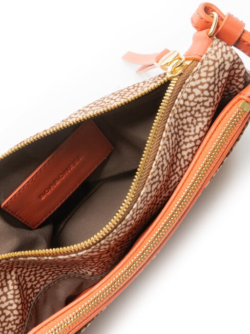 CLASSICA sac bandouli&egrave;re papaye beige/rouge - Sacs pour Femme