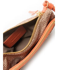 BORBONESE CLASSICA sac bandouli&egrave;re papaye beige/rouge - Sacs pour Femme - 5