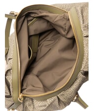 BORBONESE VIS-A-VIS Sac &agrave; main maxi, avec bandouli&egrave;re olive - Sacs pour Femme - 5