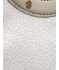 BORBONESE VIS-A-VIS S Sac &agrave; main avec bandouli&egrave;re coton blanc - Sacs pour Femme - 3