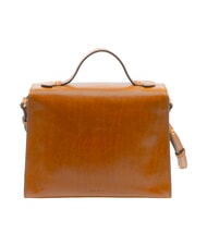 THE BRIDGE IRENE Sac bandouli&egrave;re en cuir Cognac / or - Sacs pour Femme - 4
