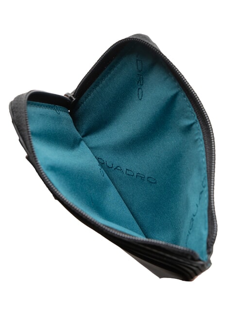 CORNER SPECIALE GOMMATO Porte-carte Zip Noir - Portefeuilles Homme