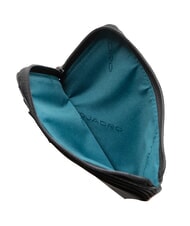 PIQUADRO CORNER SPECIALE GOMMATO Porte-carte Zip Noir - Portefeuilles Homme - 3