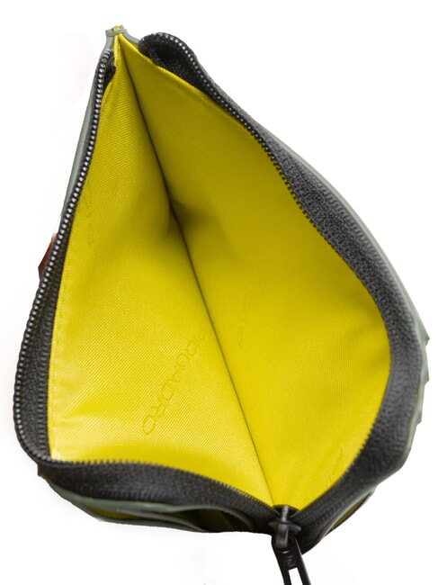 CORNER SPECIALE GOMMATO Porte-carte Zip VERT - Portefeuilles Homme