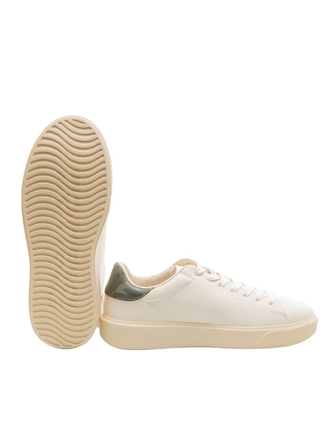 BUCK Baskets blanc/militaire - Chaussures Homme