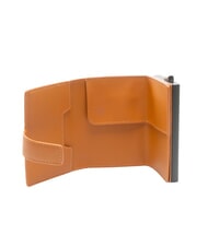 PIQUADRO CORNER SPECIALE GOMMATO Porte-cartes automatique &eacute;tanche CUIR - Portefeuilles Homme - 3