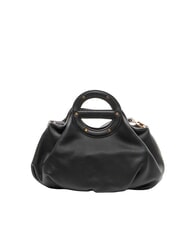 BORBONESE VIS-A-VIS Sac &agrave; main en cuir, avec bandouli&egrave;re Noir - Sacs pour Femme - 4