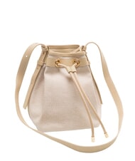BORBONESE FLIGHT Mini sac bandouli&egrave;re seau sable - Sacs pour Femme - 2