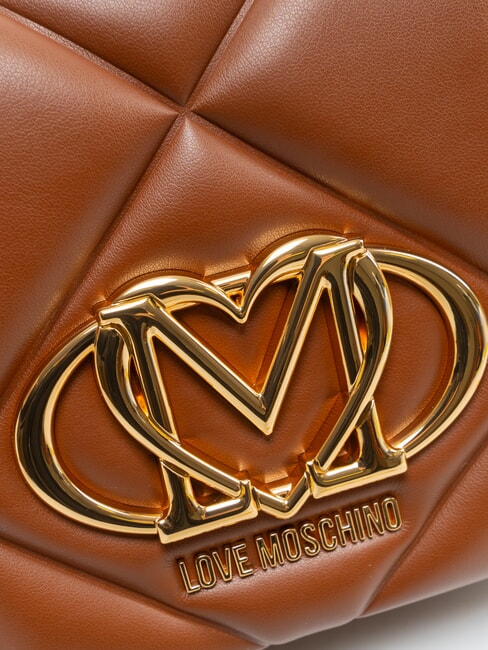 EMBOSSED Mini sac bandouli&egrave;re brun - Sacs pour Femme