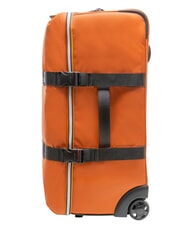 KWAY BLOSSAC  Chariot &eacute;tanche moyen orange brun&acirc;tre noir - Valises Semi-rigides - 5