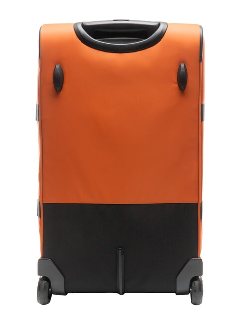 BLOSSAC  Chariot &eacute;tanche moyen orange brun&acirc;tre noir - Valises Semi-rigides