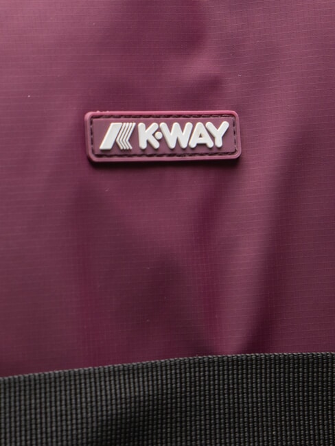 BLOSSAC  Chariot &eacute;tanche moyen violet mauve vin-bl - Valises Semi-rigides