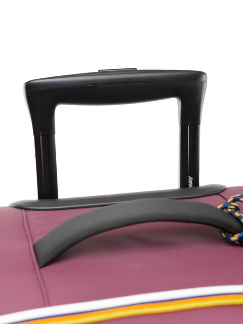 BLOSSAC  Chariot &eacute;tanche moyen violet mauve vin-bl - Valises Semi-rigides