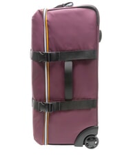 KWAY BLOSSAC  Chariot &eacute;tanche moyen violet mauve vin-bl - Valises Semi-rigides - 5
