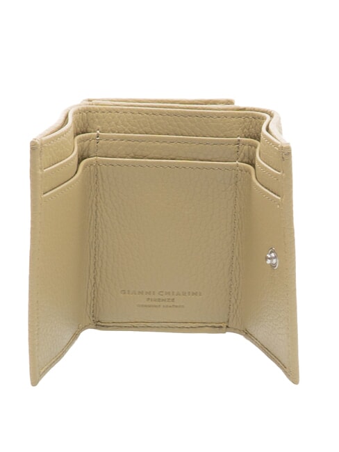 WALLETS GRAIN Petit portefeuille en cuir grain&eacute; saule - Portefeuilles Femme