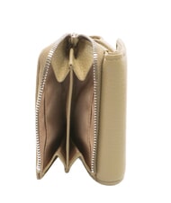 GIANNI CHIARINI WALLETS GRAIN Petit portefeuille en cuir grain&eacute; saule - Portefeuilles Femme - 4