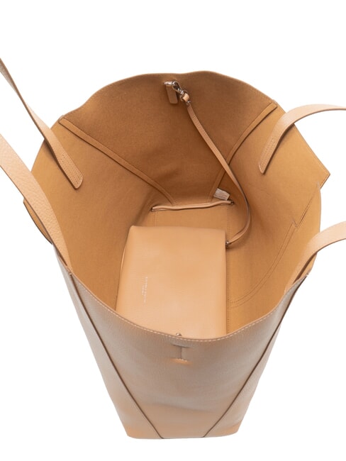 MAYA Sac cabas en cuir argile - Sacs pour Femme