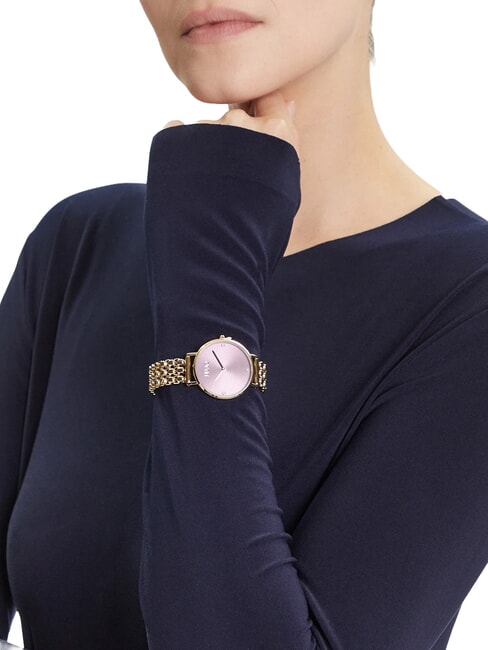 FRAMEWORK montre &agrave; mouvement quartz or - Montres